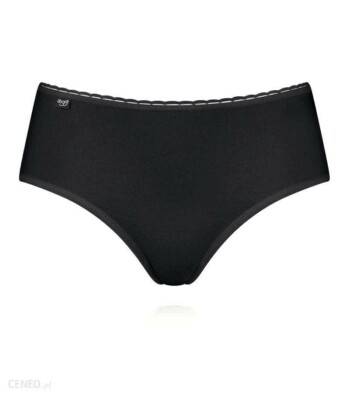 Sloggi Daily Cotton H Midi 38 - 48 Panties Cotton White/Black