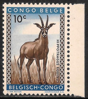 Belgium Congo #306 (A92) VF MNH - 1959 10c Roan Antelope