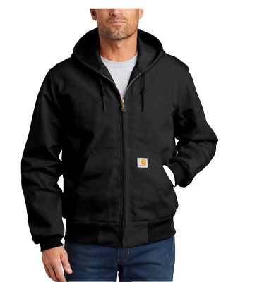 Vintage Carhartt Active Jacket Men s Large Tall BLackThermal Lined Loose Fit USA