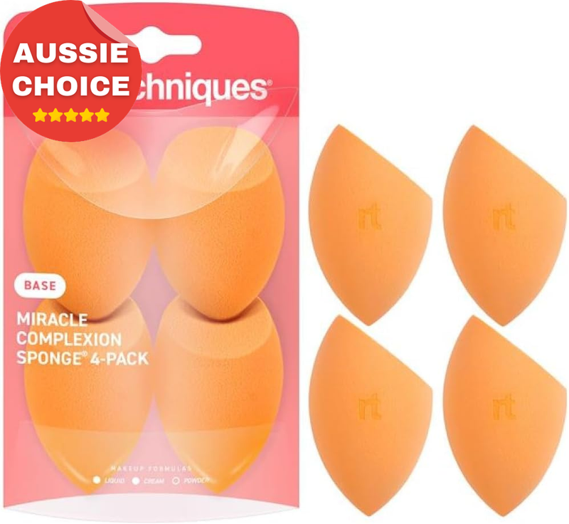 Miracle Complexion Sponge 4 Pack Makeup Applicators Beauty Blender Tools