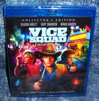 NEW OOP SCREAM FACTORY WINGS HAUSER VICE SQUAD COLLECTOR'S EDITION BLU RAY 1982