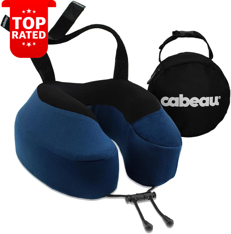 Evolution S3 Neck Travel Pillow Soft Memory Foam Travel Comfort Support