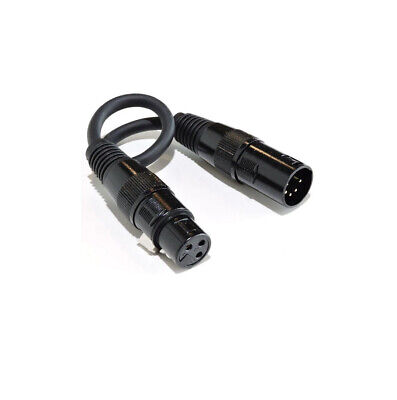 Accu-Cable XLR 5 Pin - 3 Pin Turnaround (AC5PM3PFM)