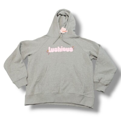 Luscious Sweatshirt Size Large By Druthers Graphic Print Pullover Hoodie New NWT