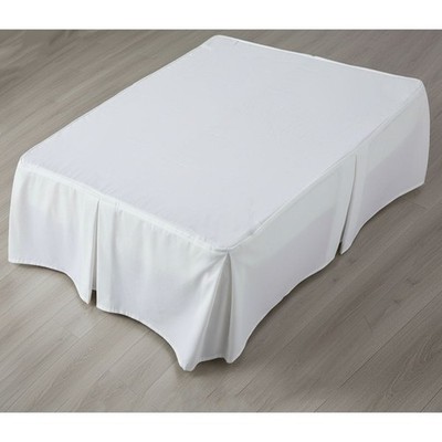 Full Bedskirt Threshold Full Size Ivory Wrinkle Resistant Bedskirt 15 Inch Drop