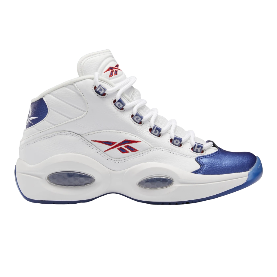 Reebok Question Mid Allen Iverson 'Blue Toe' Basketball Reebok Question Mid Allen Iverson 'Blue Toe' Basketball