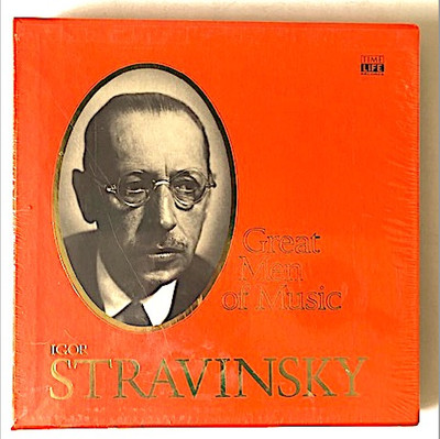 NEW Great Men of Music: Igor Stravinsky: 4x Vinyl LP + Biographical Booklet 1976