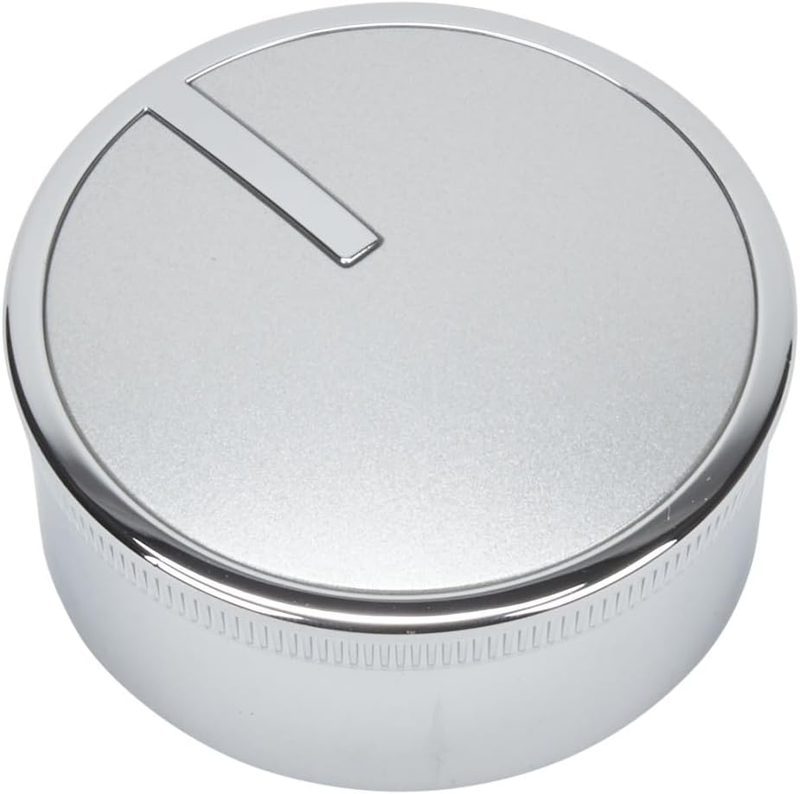 Surface Burner Control Knob WPW10437088 for Whirlpool W10437088 Range Chrome OEM