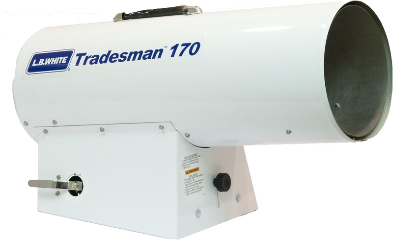 CP170 Tradesman 170 Portable Forced Air Propane Heater, 170,000 Btuh