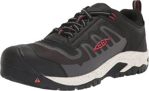 Pre-owned Keen Utility Men's Reno Low Height Composite Toe Flexible Waterproof... In Red Clay/black