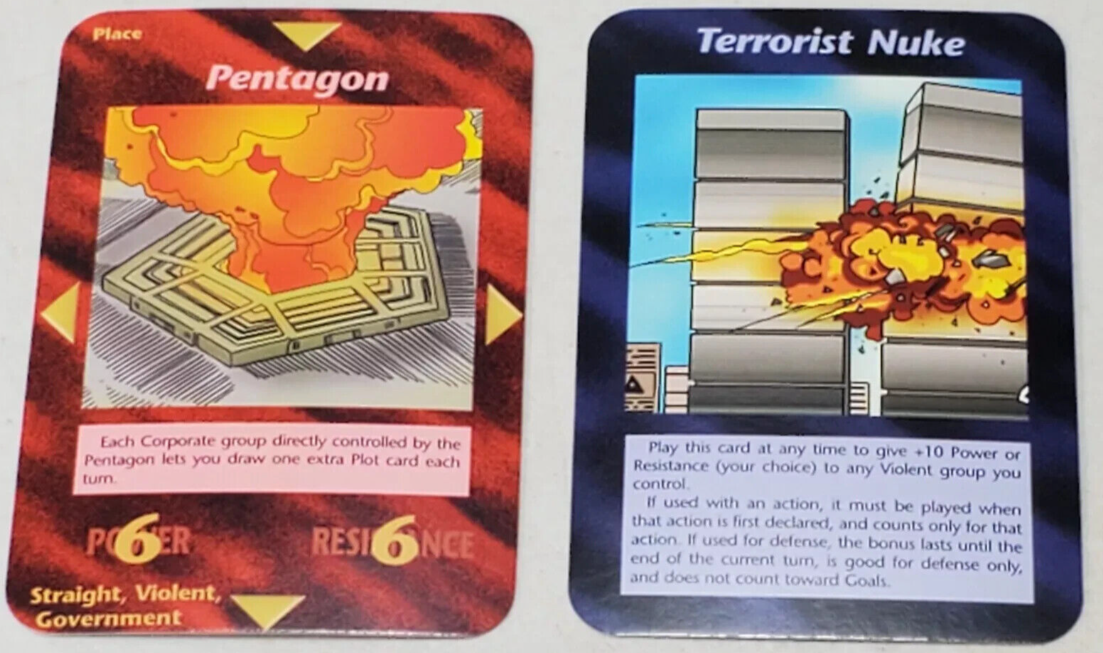 イルミナティカード　Terrorist Nuke Steve Jackson Games Illuminati INWO Unlimited Terrorist Nuke