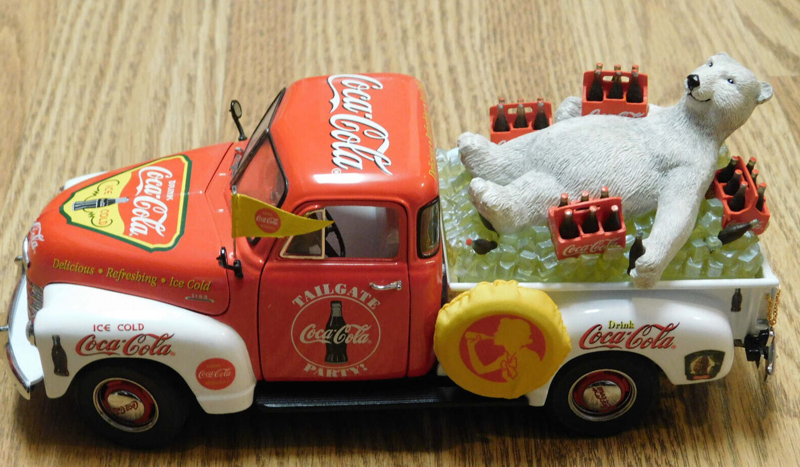 Danbury Mint Coca-Cola Polar Bear Pickup Truck, Chevy 1953, 1:24, Metal, RARE | eBay Danbury Mint Coca-Cola Polar Bear Pickup Truck, Chevy 1953, 1:24, Metal, RARE | eBay