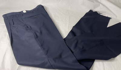 New Cintas Comfort Flex 865-20 Mens Size 30 no hem Navy Uniform Work pant J190