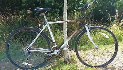 Raleigh Pioneer Trail Bike Bicycle Made In England Hybrid 19 " Frame