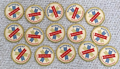 15 RUPPERT KNICKERBOCKER BEER Coasters Vintage Unused New York