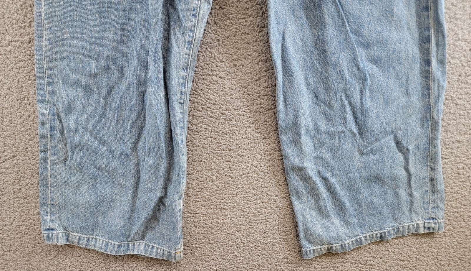 AGOLDE Ellis Trouser Jeans Women's 25 Baffle Wide Leg High Rise Zip/Button - Picture 4 of 19