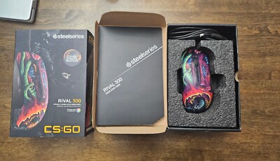 SteelSeries Rival 300 Gaming Mouse CS:GO Hyper Beast Special Edition NEW RARE
