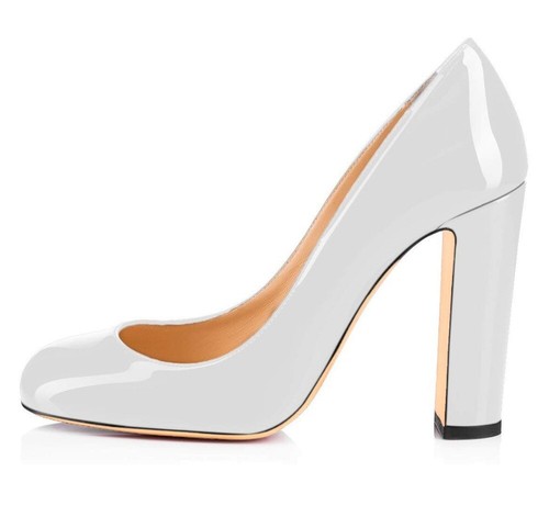 靴 CLANE HEP ROUND CUT PUMPS 37 Womens Shoes Round Toe Pumps Chunky Heels Ladies Party