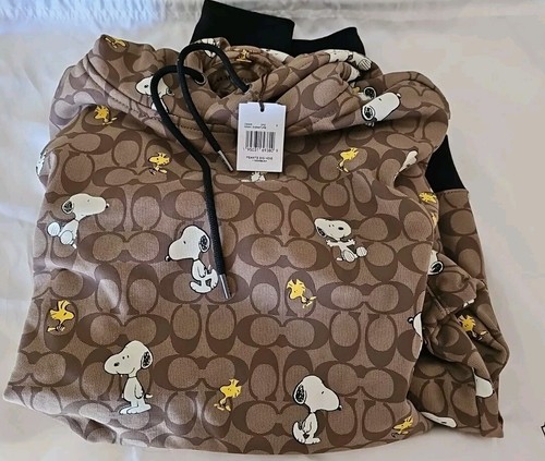 COACH X Peanuts Snoopy Woodstock Hoodie Small CE545 NWT | eBay