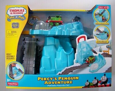 Thomas & Friends Percy's Penguin Adventure Take n Play fold-out playset train