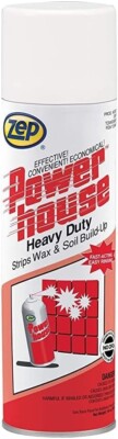 TWO CANS ~ Zep Powerhouse Heavy-Duty Cleaner and Wax Stripper - 18 Oz