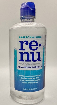 Bausch & Lomb re-nu Eye Multi Purpose Solution Advanced Formula 12 fl EXP10/2025