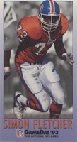 1993 Fleer GameDay Simon Fletcher #357