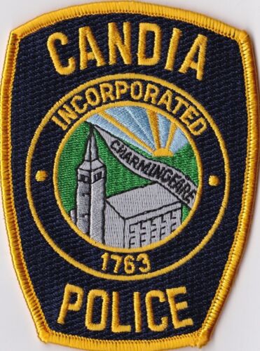 Candia Police Patch New Hampshire NH 