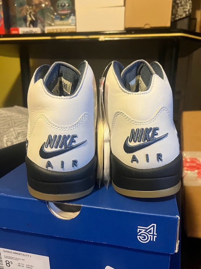 Pre-owned Jordan Women's A Ma Maniére X Air  V "dawn" - Us 11w/9.5m Fz5758-004 In White
