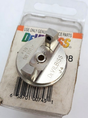 NEW IN BOX - DEVILBISS  JGHV-101-98 170071 SILVER Stainless Steel AIR CAP (HR)