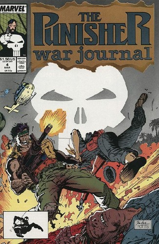 The Punisher War Journal #4 VF 1989 Marvel Jim Lee art Comic
