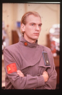 Julian Sands Murder by Moonlight Soviet Uniform Photo Agency 35mm Transparency 
