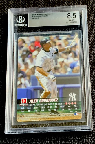 ALEX RODRIGUEZ RARE PROMO CARD MLB Showdown 2004 New York Yankees