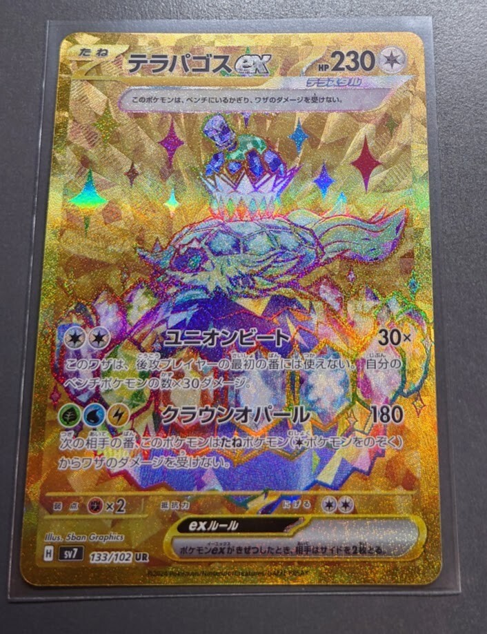 ★PSA10★【テラパゴスex/UR】TERAPAGOS ex 133/102 PSA 10 Pokemon Card Terapagos ex UR 133/102 sv7 Stellar