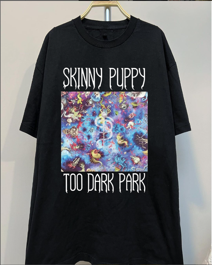 SKINNY PUPPY Tシャツ TOO DARKPARK LIVE Vintage 1990 Skinny Puppy, Live, Too Dark Park, Tour T-shirt
