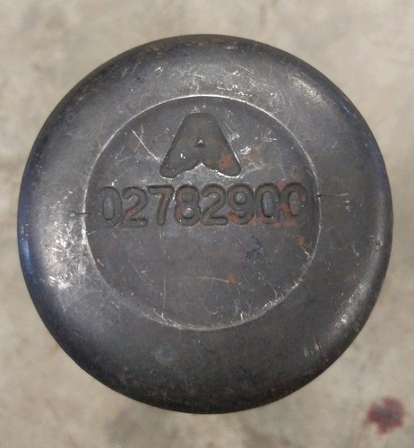 ONE BLADE BOLT 02782900 WITH HEAVY SLOTTED HEX NUT ZINC