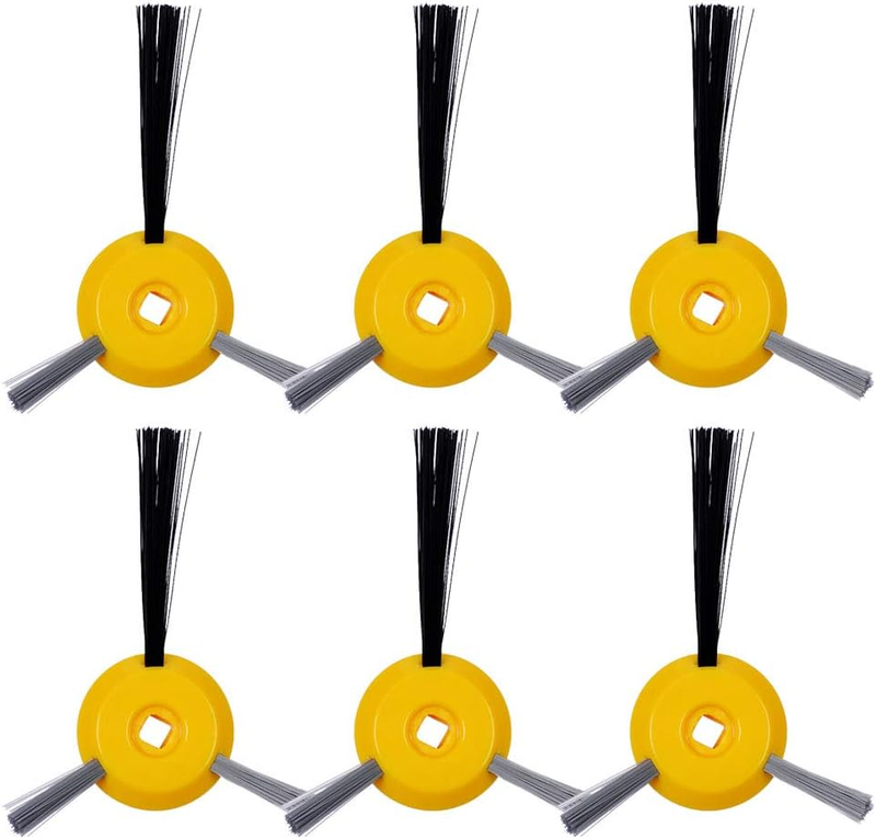 6 Pack Side Brushes Replacement Parts for Shark ION Robot Vacuum