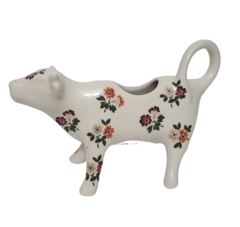 New Pioneer Woman Posey Fall Floral Cow Creamer Rare HTF 