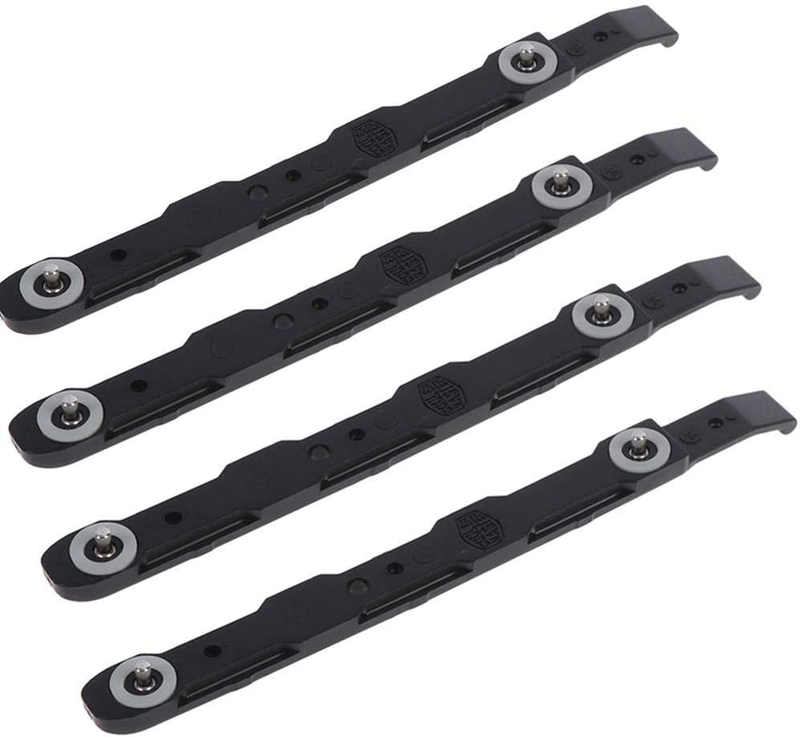 4 Pack Black Chassis Hard Drive Mounting Plastic Rails for Cooler Master
