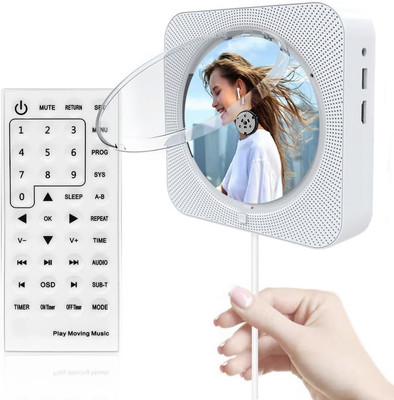 Multifunction DVD Player for Home CD Player with Bluetooth 5.1 Dual Speakers, DV
