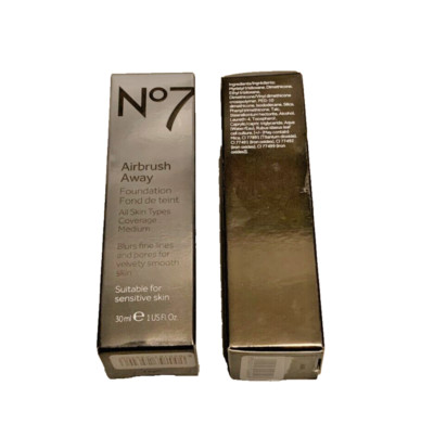 No7 Airbrush Away Foundation Shade COOL BEIGE 30ml NEW