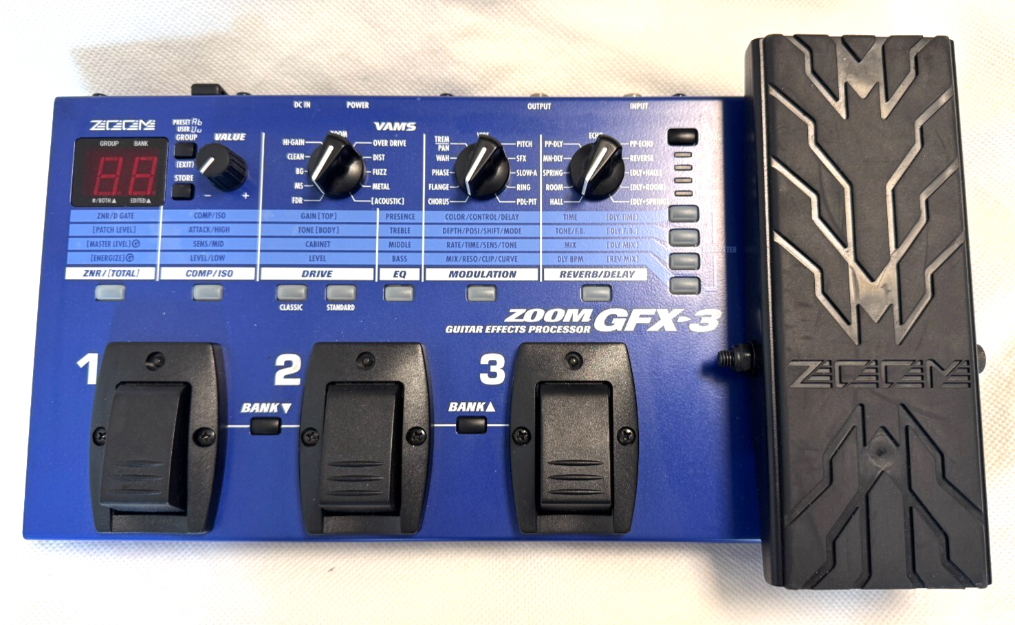 GALLIUM GIGSPEED MAXFLUOR 3点セット ZOOM GFX-3 Guitar Multi Effects Processor Pedal | eBay