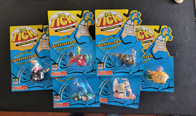 1995 Vintage VHTF  The Tick Complete Set of 6 Wacky Windups New!