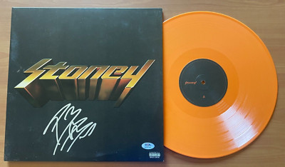 POST MALONE Signed Autographed Stoney Vinyl LP Album Austin Rockstar PSA/DNA COA