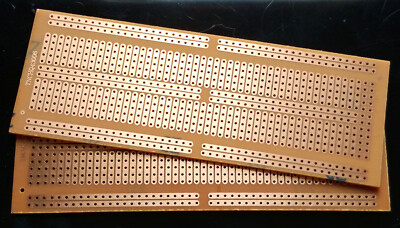 2 Pack DIY PCB Prototype Solder Breadboard 830 Point perf board