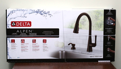 Delta Alpen Venetian Bronze Single Handle Pull-down Kitchen Faucet 19814Z-RBSD