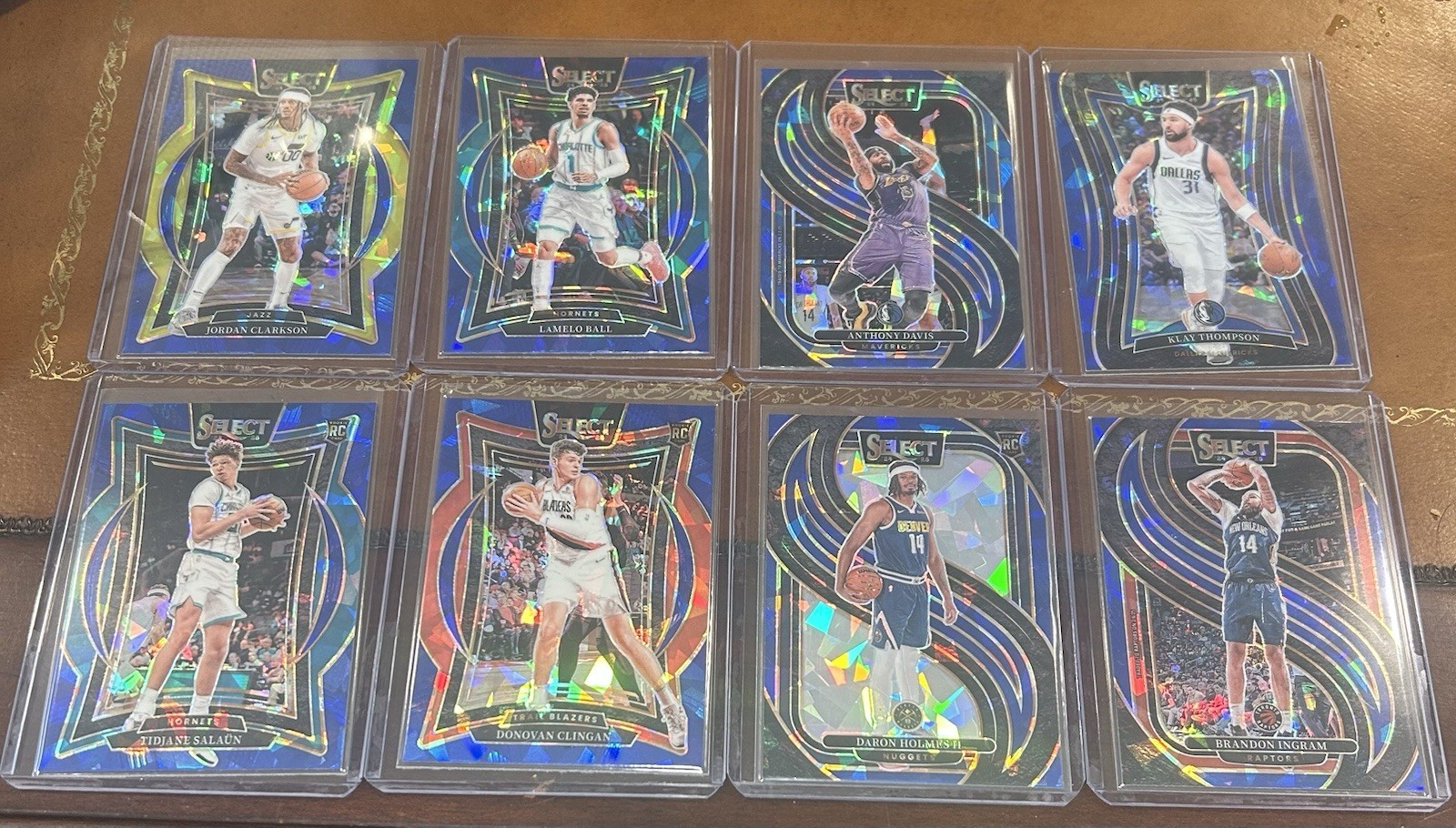 2024-25 Panini Select 8 Card Cracked Ice Lot - Rookies + Stars