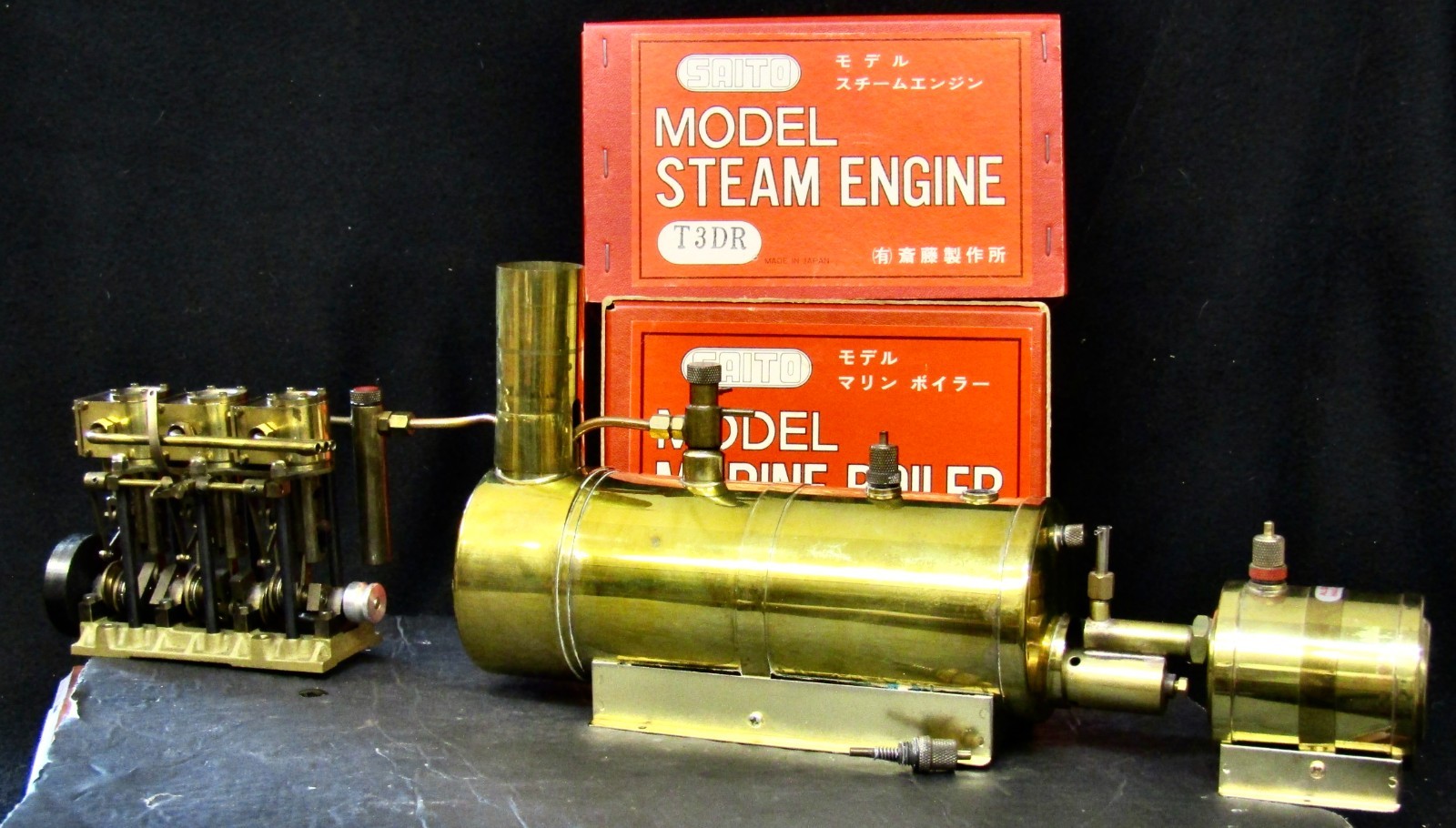 斎藤製作所 MARINE BOILER B3 STEAM ENGINE T3DR Excellent