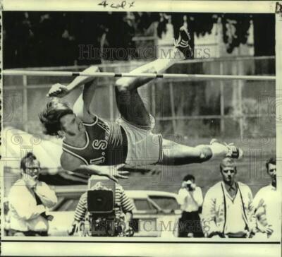 1971 Press Photo World record high jumper Pat Matzdorf in Berkeley, California