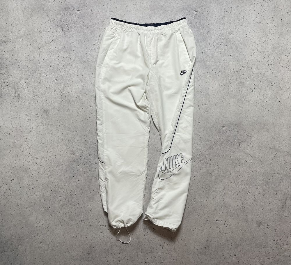 Vintage Nike Track Pants Nylon Drill Y2K Big Swoosh Hype | eBay